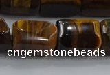 CNG6425 15.5 inches 15*20mm faceted nuggets yellow tiger eye beads