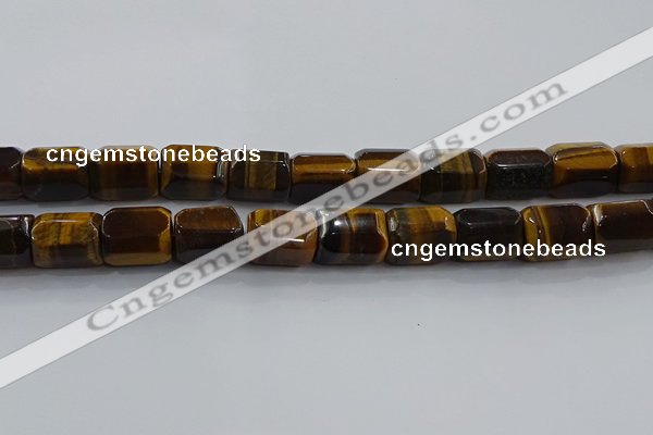 CNG6425 15.5 inches 15*20mm faceted nuggets yellow tiger eye beads