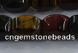 CNG6427 15.5 inches 15*20mm faceted nuggets mixed tiger eye beads