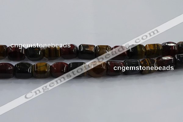 CNG6427 15.5 inches 15*20mm faceted nuggets mixed tiger eye beads