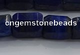 CNG6431 15.5 inches 15*20mm faceted nuggets lapis lazuli beads