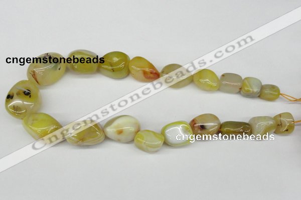 CNG65 15.5 inches 10*15mm - 20*30mm nuggets agate gemstone beads