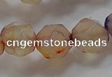 CNG6503 15.5 inches 12mm faceted nuggets agate beads wholesale