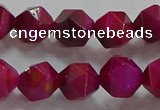 CNG6536 15.5 inches 10mm faceted nuggets red tiger eye beads