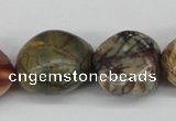 CNG66 15.5 inches 14*16mm - 25*35mm nuggets picasso jasper beads