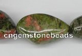 CNG67 15.5 inches 10*16mm - 25*35mm nuggets unakite gemstone beads