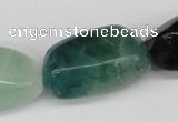 CNG68 15.5 inches 10*16mm - 25*35mm nuggets fluorite gemstone beads