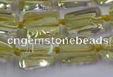 CNG6806 15.5 inches 5*8mm - 8*12mm nuggets lemon quartz beads