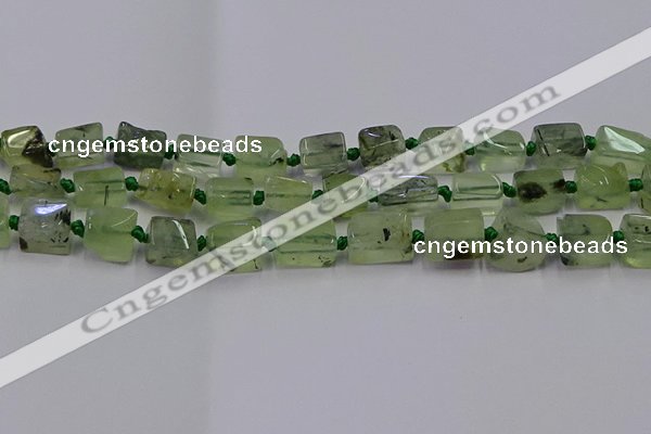 CNG6809 15.5 inches 5*8mm - 8*12mm nuggets prehnite beads