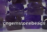 CNG6819 15.5 inches 8*12mm - 10*16mm nuggets amethyst beads