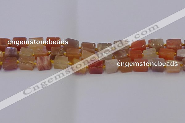 CNG6824 15.5 inches 5*8mm - 8*12mm nuggets sunstone beads