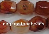 CNG685 15.5 inches 15*18mm - 18*20mm faceted nuggets agate beads