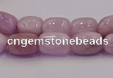 CNG6877 15.5 inches 8*12mm - 10*14mm nuggets pink kunzite beads