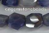 CNG689 15.5 inches 15*18mm - 18*20mm faceted nuggets agate beads