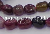 CNG6904 15.5 inches 8*12mm - 10*14mm nuggets tourmaline beads