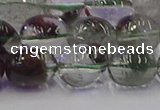 CNG6911 15.5 inches 8*12mm - 10*14mm nuggets green phantom quartz beads