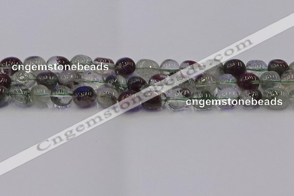 CNG6911 15.5 inches 8*12mm - 10*14mm nuggets green phantom quartz beads