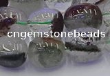 CNG6913 15.5 inches 13*18mm - 15*20mm nuggets green phantom quartz beads