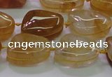 CNG692 15.5 inches 13*18mm - 15*16mm freeform yellow quartz beads