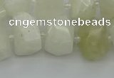 CNG6925 12*16mm - 15*20mm faceted nuggets white moonstone beads