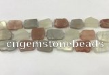 CNG6944 15.5 inches 13*18mm - 20*22mm freeform mixed moonstone beads