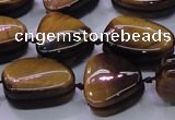 CNG696 15.5 inches 13*18mm - 15*16mm freeform yellow tiger eye beads