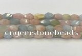 CNG6963 15.5 inches 10*14mm - 12*16mm faceted nuggets morganite beads