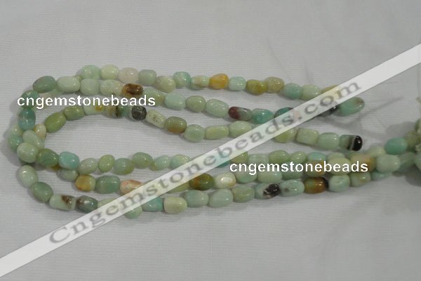 CNG701 15.5 inches 8*10mm nuggets amazonite beads wholesale