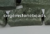 CNG7019 15.5 inches 10*28mm - 12*30mm freeform druzy agate beads