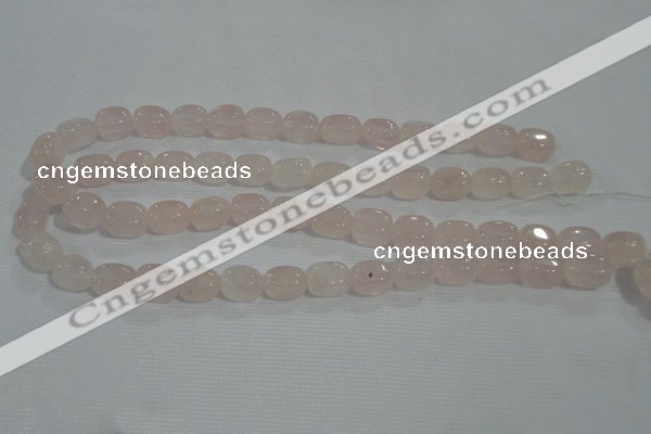 CNG704 15.5 inches 10*14mm nuggets rose quartz beads wholesale