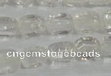 CNG705 15.5 inches 10*14mm nuggets white crystal beads wholesale