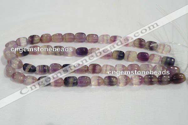 CNG707 15.5 inches 10*14mm nuggets fluorite beads wholesale