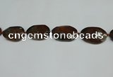 CNG7106 15.5 inches 25*35mm - 35*45mm faceted freeform Indian agate beads