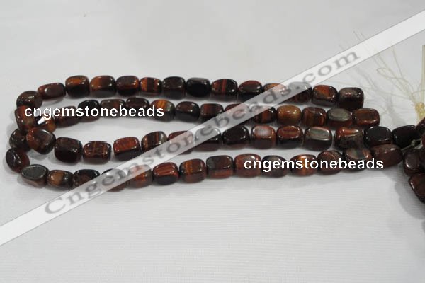 CNG711 15.5 inches 10*14mm nuggets red tiger eye beads wholesale