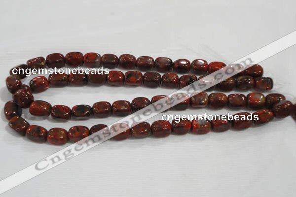 CNG719 15.5 inches 10*14mm nuggets brecciated jasper beads wholesale