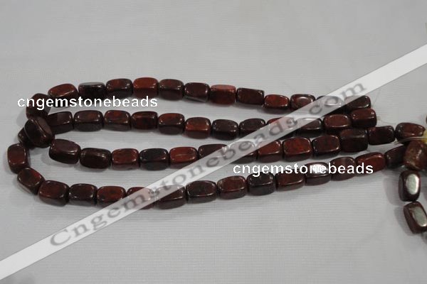 CNG720 15.5 inches 10*15mm nuggets Chinese red jasper beads