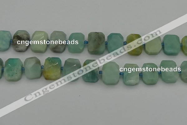 CNG7201 15.5 inches 13*18mm - 15*20mm faceted freeform amazonite beads