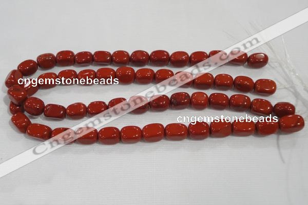 CNG721 15.5 inches 10*14mm nuggets red jasper beads wholesale