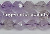 CNG7216 15.5 inches 8mm faceted nuggets amethyst beads wholesale