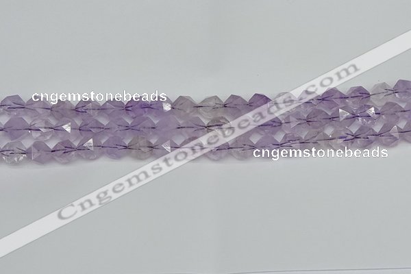 CNG7216 15.5 inches 8mm faceted nuggets amethyst beads wholesale