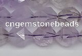 CNG7218 15.5 inches 12mm faceted nuggets amethyst beads wholesale