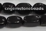 CNG725 15.5 inches 15*20mm nuggets black obsidian beads wholesale