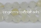 CNG7285 15.5 inches 6mm faceted nuggets white moonstone beads