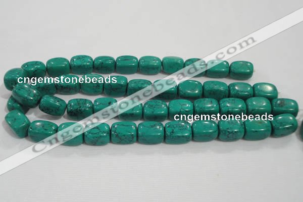 CNG731 15.5 inches 15*18mm nuggets synthetic turquoise beads wholesale