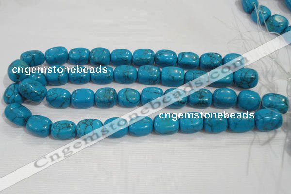 CNG732 15.5 inches 13*18mm nuggets synthetic turquoise beads wholesale