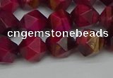 CNG7322 15.5 inches 10mm faceted nuggets red tiger eye beads