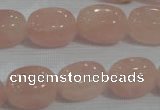 CNG734 15.5 inches 12*18mm nuggets rose quartz beads wholesale