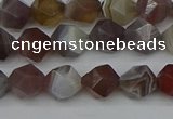 CNG7345 15.5 inches 6mm faceted nuggets botswana agate beads