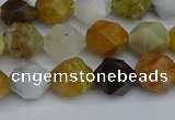 CNG7371 15.5 inches 8mm faceted nuggets mixed opal beads