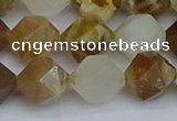 CNG7372 15.5 inches 10mm faceted nuggets mixed opal beads